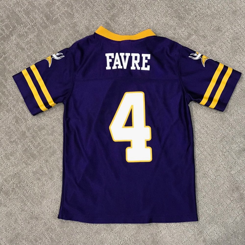 Minnesota MN Vikings Favre NFL Football Jersey - Number 4 - Med 8-10